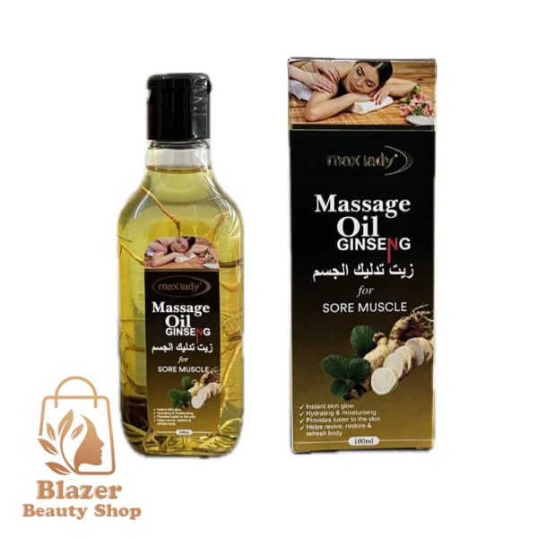 روغن ماساژ جینسینگ مکس لیدی