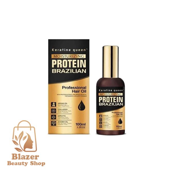 روغن مو پروتئین کراتین برزیلی کویین