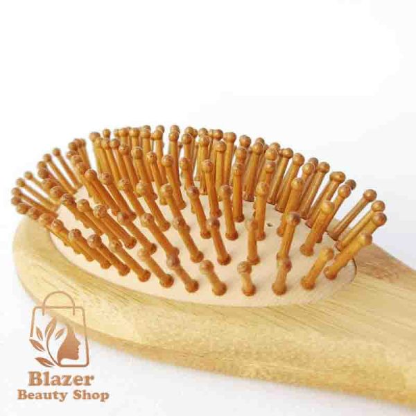 برس چوبی بامبو دانه گرد