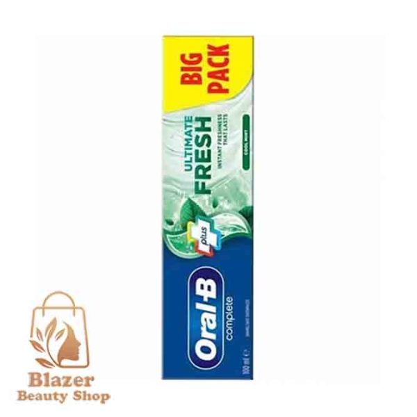 خمیر دندان تازه کننده اورال بی Oral B مدل ULTIMATE FRESH حجم 100 میل