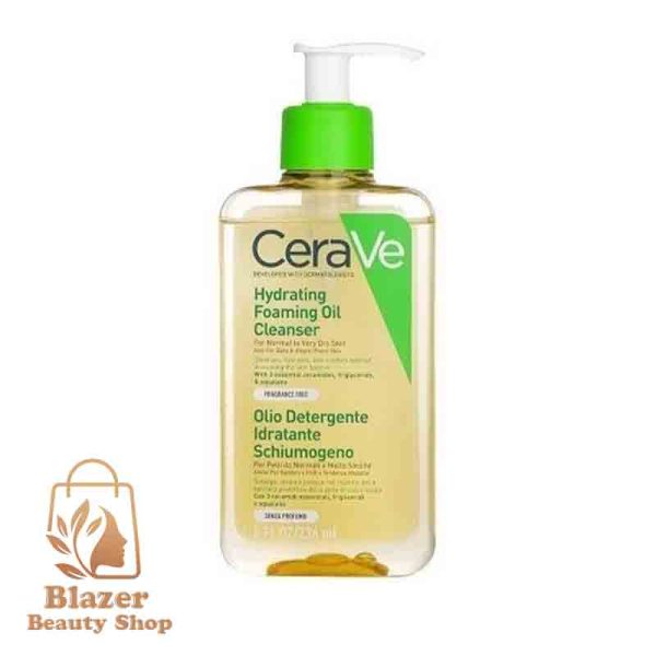 فوم شستشوی روغنی سراوی (پوست خشک تا خیلی خشک) CERAVE Hydrating Foaming Oil Cleanser