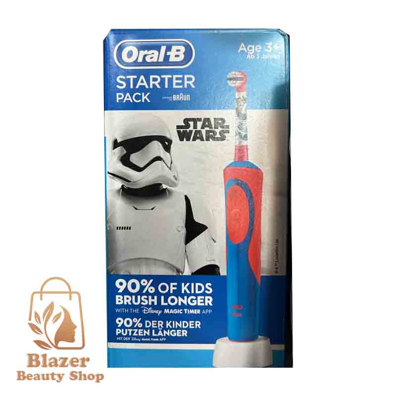 مسواک برقی کودک اورال بی مدل Star Wars با برس نرم به همراه یک مسواک یدکی