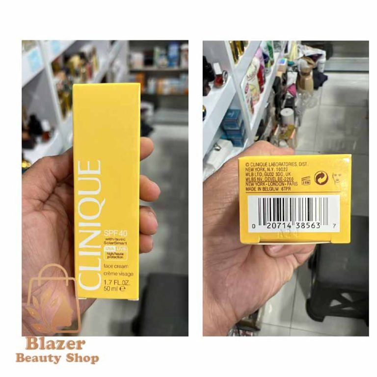 کرم ضد آفتاب کلینیک سولار اسمارت SPF40 بی رنگ 50 میل