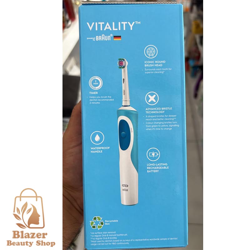 خرید و قیمت مسواک برقی اورال بی مدل Vitality Whitening اصل