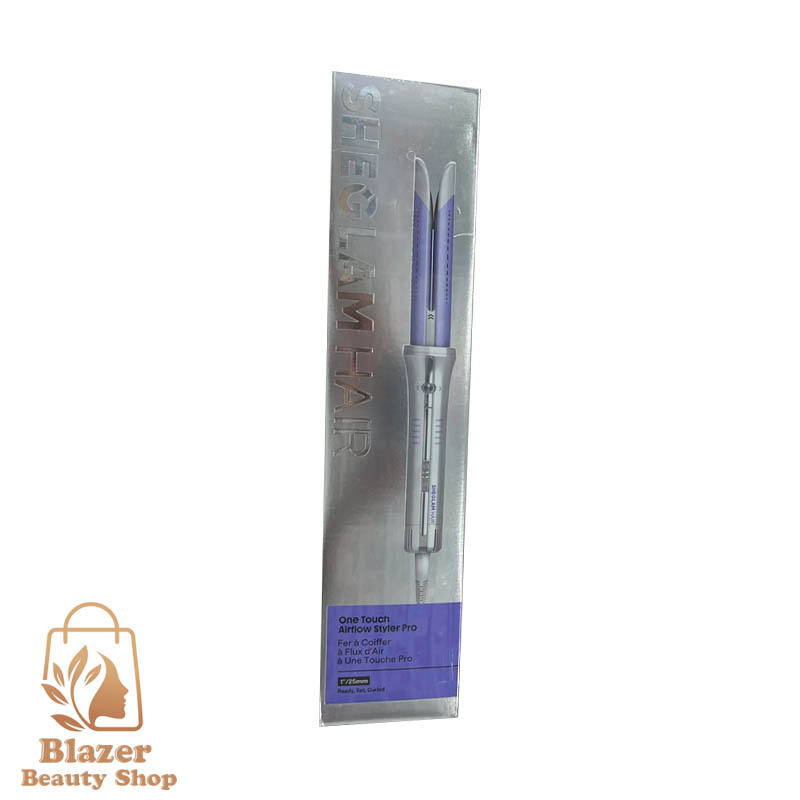 دستگاه فر کننده مو اتوماتیک شیگلم مدل One Touch Airflow Styler Pro سایز 25 میلی متر