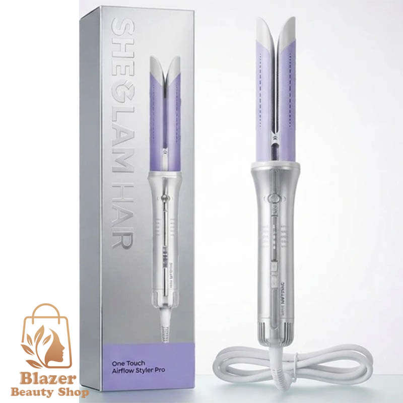 دستگاه فر کننده مو اتوماتیک شیگلم مدل One Touch Airflow Styler Pro سایز 25 میلی متر
