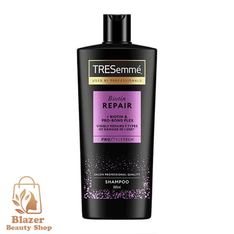 شامپو ترمیم کننده بیوتین ۷ کاره ترزمه (TRESemmé Biotin + Repair 7) حجم ۶۸۵ میلی‌لیتر