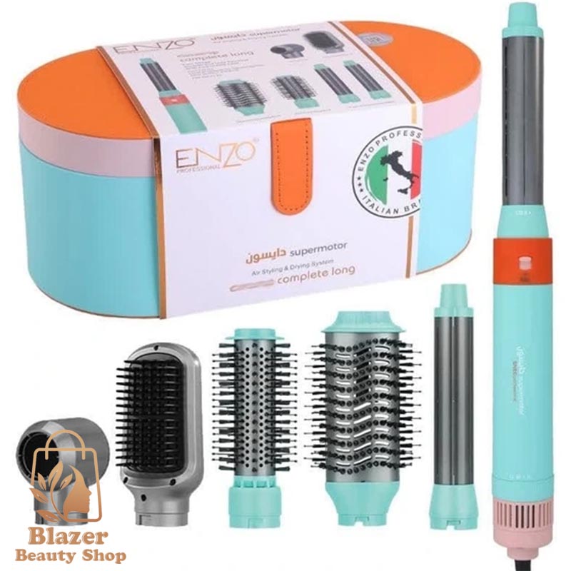 سشوار و حالت‌دهنده حرفه‌ای ۶ کاره انزو (ENZO Professional 6-in-1)