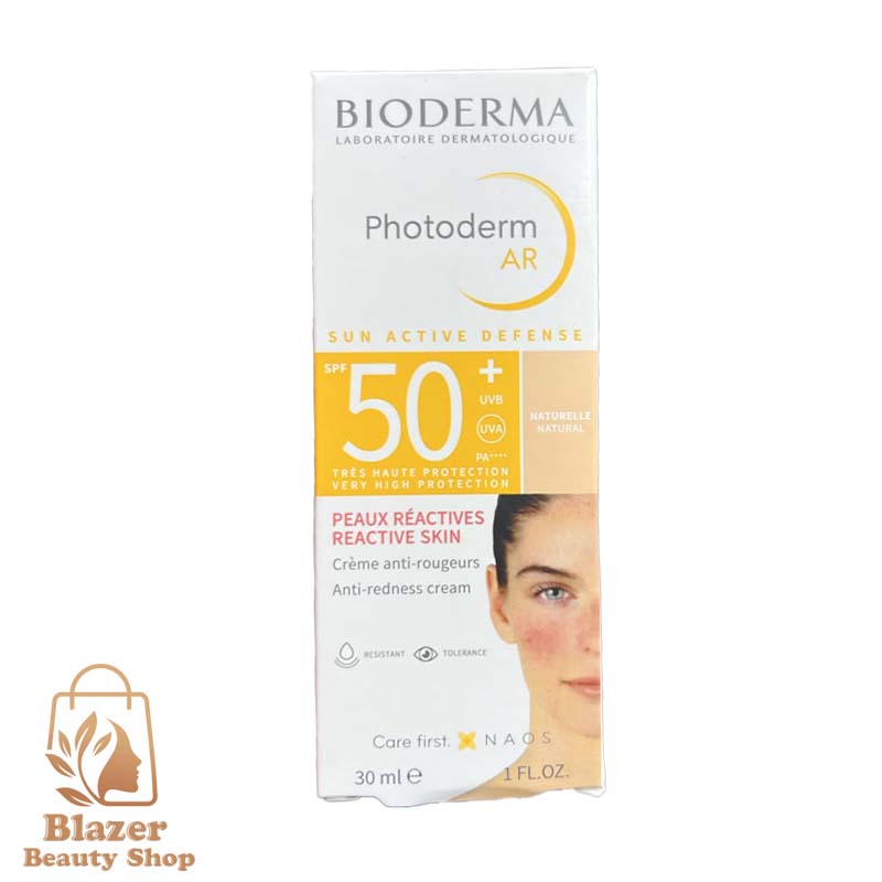 کرم ضد آفتاب رنگی بایودرما مدل Photoderm AR با SPF 50+ حجم 30 میلی لیتر